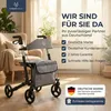 ForeverSenior Aluminium Rollator - 3-fach faltbar mit Produktbild-Vorschau 8