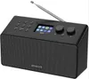 A black Kenwood digital radio with a silver antenna extended. Voir les images du produit