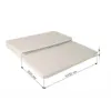 Gamma gymnastiekmatras, 150x100x10 cm, drieledig, grijs Productafbeelding-voorbeeld 2
