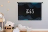 MuchoWow® Wandteppich Wandbehang Iris - Pastell - Mädchen Produktbild-Vorschau 3