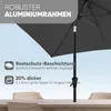 Sekey Rechteckiger Sonnenschirm 300x200 cm, großer Produktbild-Vorschau 3
