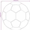 vidaXL Calcio balilla da tavolo 12 pezzi Bianco 3,6 x 3,6 Anteprima dell’immagine prodotto 3