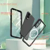 A disassembled phone case is shown with its components floating around a phone. Anteprima dell’immagine prodotto