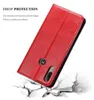 A red phone case is shown in a dynamic pose, suggesting drop protection. The background is white with cracked elements at the bottom. Podgląd zdjęcia produktu