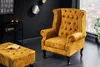 riess-ambiente Design Ohrensessel CHESTERFIELD 85cm Produktbild-Vorschau 6