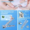 Set di forbici per unghie Tagliaunghie 7 pezzi per pedicure Anteprima dell’immagine prodotto 5