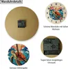 Meeresschildkröte Aquarellstil Wanduhr aus MDF Maritimes Produktbild-Vorschau 4