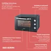 Horno tostador Severin TO 2073 XXL, con función para Vista previa de la imagen del producto 9
