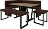 Eckbank AKIKO METAL mit Tisch und B nken 168x128 rechts - Produktbild-Vorschau 1