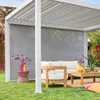 sweeek - Markise 4m für Pergola Triomphe 3x4m - Weiß Produktbild-Vorschau 5