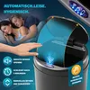 Kosz na śmieci z czujnikiem 50 l, czarny, stal nierdzewna Podgląd zdjęcia produktu 17