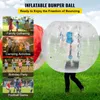 VEVOR 1.2M Bumper Ball Bubble Soccer Zorb Aufblasbar Produktbild-Vorschau 2