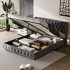 Doppelbett 140x200cm,Polsterbett mit Ohrenform Produktbild-Vorschau 4