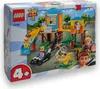 The image shows the packaging of a LEGO Toy Story building set, featuring characters and the playground playset. Produktbild-Vorschau