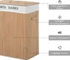 Homcom : panier à linge, coffre à linge, bac à linge, Voir les images du produit 5
