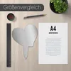 younikat Grabstecker aus Edelstahl I Grabschmuck Herz 17,8 Produktbild-Vorschau 6