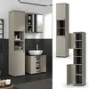 Mobiletto da bagno Vicco Joli Grigio 37 x 192 cm con 2 Anteprima dell’immagine prodotto 2