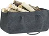 Relaxdays Kaminholztasche aus Filz, tragbarer Produktbild-Vorschau 1