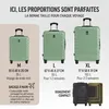 DEUBA® Set de 3x Valises Rigides M, L, XL - Serrure Voir les images du produit 2