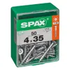 50er-Pack SPAX-Stahlschrauben mit flachem Senkkopf, Produktbild-Vorschau 8