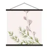 MuchoWow® Textilposter Rosa - Pastell - Blumen 90x90 cm mit Produktbild-Vorschau 1