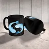 Mr. & Mrs. Panda Tasse Fische Schwarm - Schwarz - Geschenk, Produktbild-Vorschau 3
