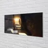 Glasbilder 140x70 Wandkunst Cave überquert die Sonne Produktbild-Vorschau 2