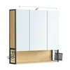 A modern bathroom cabinet with a mirror and integrated lighting, displayed against a white background. Náhled obrázku produktu