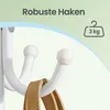 SONGMICS Kovový věšák na kabáty, věšák s háčky, do Náhled obrázku produktu 6