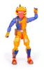 A full-body shot of a Fortnite action figure with a burger for a head, standing against a white background. Produktbild-Vorschau