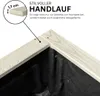 Mega Holz Balkon-Hochbeet - Kiefer - STELZO L 123x61x75 cm Produktbild-Vorschau 4