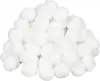 A pile of white filter balls. Produktbild-Vorschau