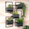 DanDiBo Kräuterregal Küche Wand Metall Schwarz 96525 Produktbild-Vorschau 1