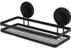 Schwarzes Duschregal aus Metall mit Saugnäpfen 25x10x8,5 cm Produktbild-Vorschau 11