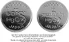 Two silver coin cell batteries are shown side-by-side against a white background. Produktbild-Vorschau