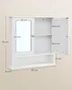VASAGLE Spiegelschrank, Badschrank, Wandschrank, Produktbild-Vorschau 5