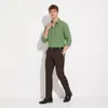 Herenhemd, katoen, casual, zomer, lange mouwen, elegant, Productafbeelding-voorbeeld 3