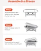 SucceBuy 8 Qt 4er-Pack rechteckiges Chafing Dish Buffet-Set Produktbild-Vorschau 7