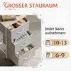 Kommode mit 3 Schubladen aus Stoff, Kommodenschrank für Produktbild-Vorschau 6