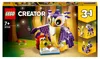 LEGO 31125 Creator 3-in-1 Wald-Fabelwesen: Hase - Eule - Produktbild-Vorschau 1