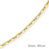 3mm-Plattenkette-585-Gelbgold-50cm Produktbild-Vorschau