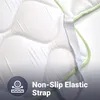 The White Stone Kühlender Topper mit Elastikbändern 130x200 Produktbild-Vorschau 7