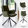 Duhome Sedia da pranzo girevole a 360° Set di 2 poltrone Anteprima dell’immagine prodotto 6