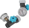 G3/4in Einstellbares Wasserdruckregelventil mit Manometer Produktbild-Vorschau 3