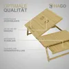 HAGO24 Laptoptisch 54x34cm Bambus Lapdesk Notebooktisch Produktbild-Vorschau 7