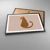 Gerahmtes Poster - Schwarzer Rahmen - Panther Grafik Produktbild-Vorschau 3