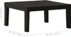 vidaXL Lounge Gartentisch Kunststoff Grau - Gartentisch - Produktbild-Vorschau 7