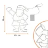 Immagine LED per finestra con doppio timer - Babbo Natale - Anteprima dell’immagine prodotto 4