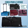 Monzana® Sac De Voyage à roulettes Bleu - Valise XXL 160L Voir les images du produit 3