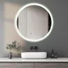 ZELURXX Specchio da bagno rotondo a LED, 3 tonalità di Anteprima dell’immagine prodotto 7
